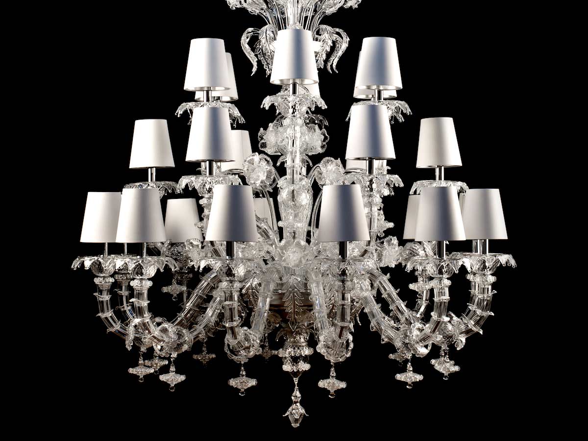 Rezzonico Clear Glass Chandelier