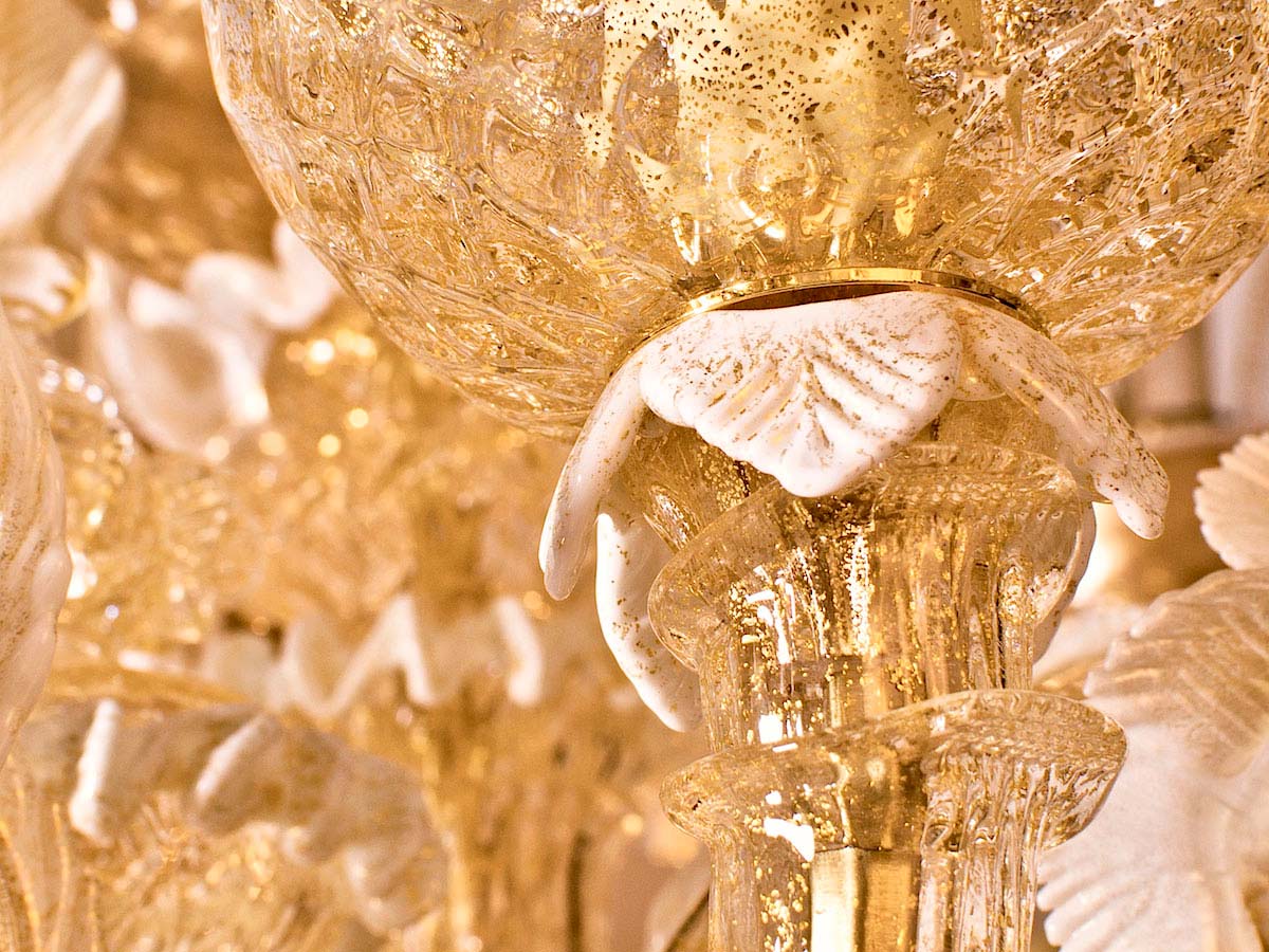 Rezzonico Golden Glass Chandelier