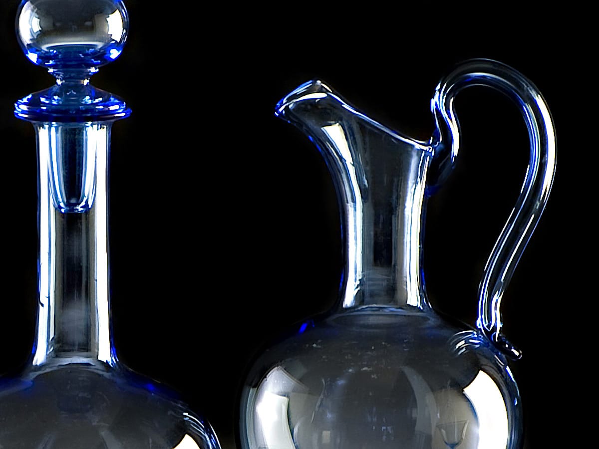 Seguso Gianni Murano Glass Carafes