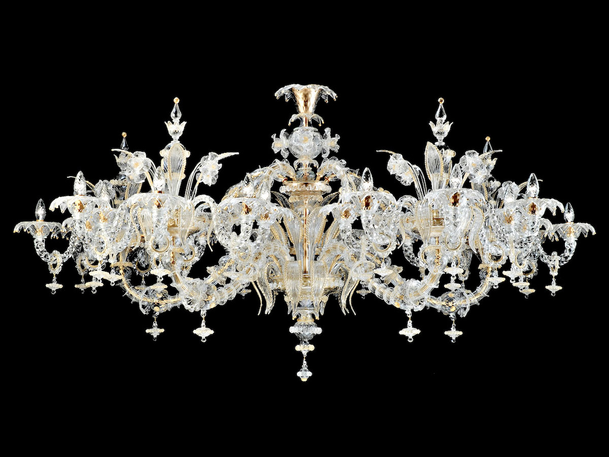 Murano Glass Rezzonico Chandeliers